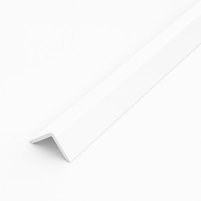 1 x White Rigid Angle 100mm x 100mm