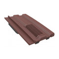 Manthorpe Antique Red Mini Castellated Tile Vent with Adaptor Kit for Clay and Concrete Tile Roofs