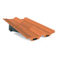 Manthorpe Terracotta Double Roman Tile Vent with Adaptor Kit for Concrete Tile Roofs