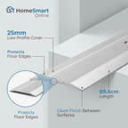 3 x Vinyl Cover 25mm x 89.5cm Protective Trim for DIY and Hardware Maintenance 120g Lightweight Surface Guard