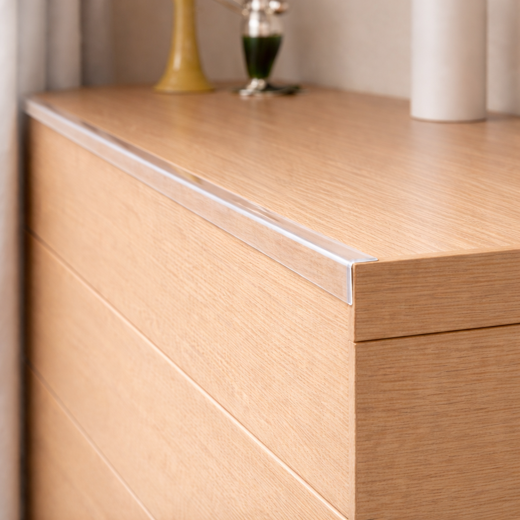 10 x 50x50mm Clear Angles x 1 metre