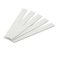 5 x 12mm White PVC Flat Bar x 1 Metre