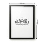 Matte Black Outdoor 720 x 295mm Display Case