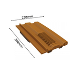 Manthorpe Terracotta Mini Castellated Roof Tile Vent, Marley Ludlow Plus Redland Sandtoft