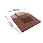 Manthorpe Granulated Old Red Plain Tile Vent