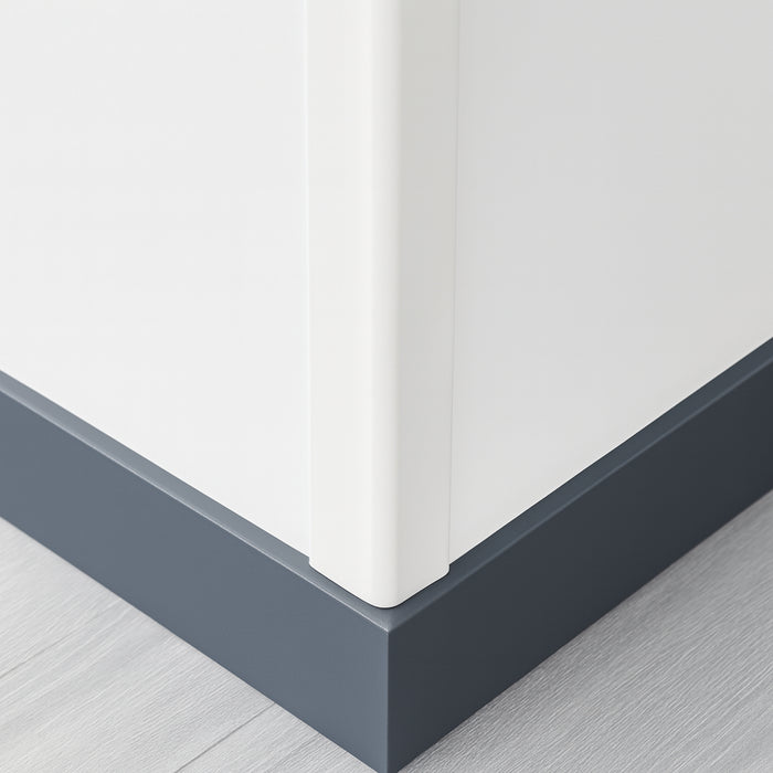 20 Pack White 1 Metre UPVC Plastic Rigid Angle 25 x 25mm Corner Cover Trim 90 Degree