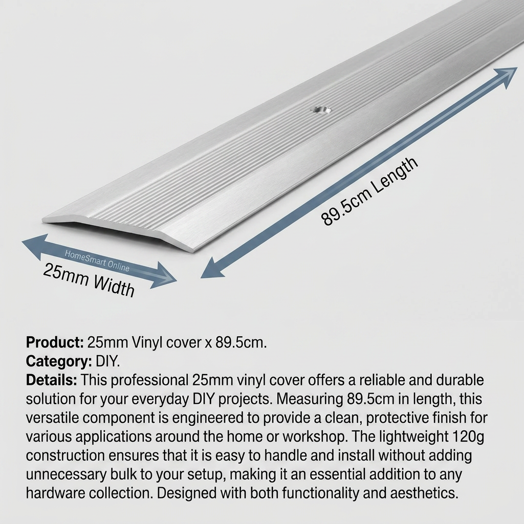 Vinyl Cover 25mm x 89.5cm Protective Trim