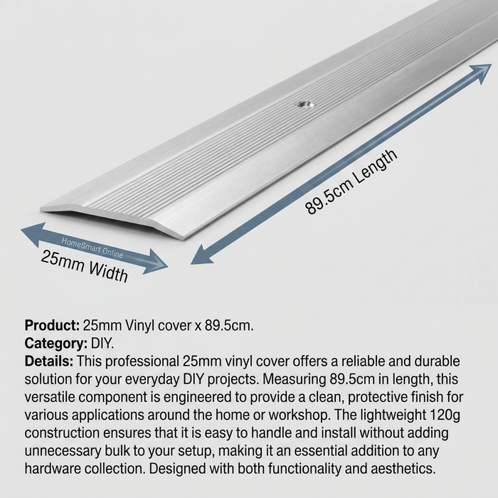 Vinyl Cover 25mm x 89.5cm Protective Trim