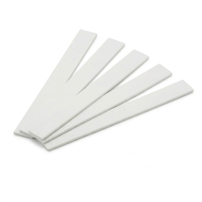 5 x 19mm White PVC Flat Bar x 1 Metre