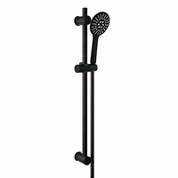 Kartell Nero Round Slide Rail Kit Matte Black