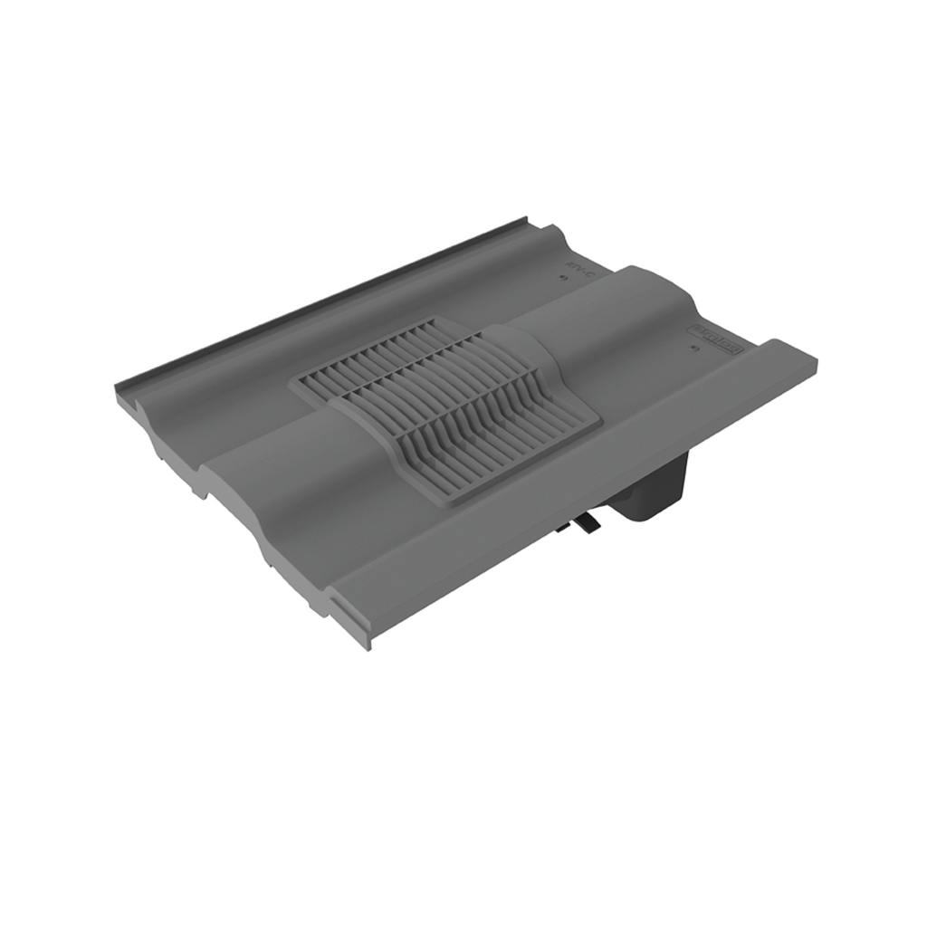 Timloc Grey Castellated Roof Tile Vent