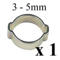 1 x W1 Double Ear Clamps  [ 3 - 5mm ] ^^