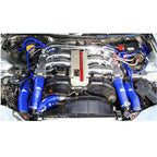 Impreza 93-99 Blue Engine Bay Blue Silicone Hose Dress Up Kit  (0504) ^^