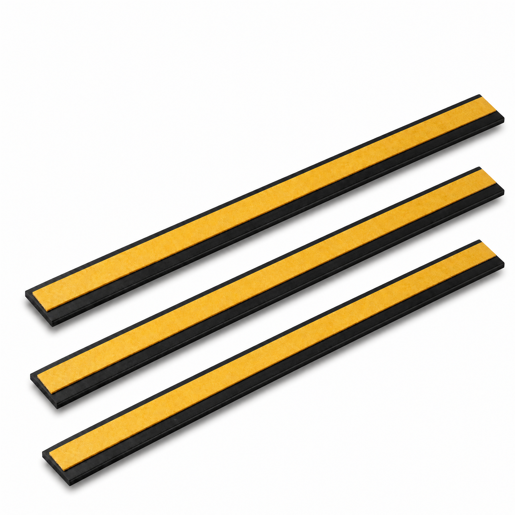 3 x 75mm Black Self-Adhesive Trim Strip x 1 Metre