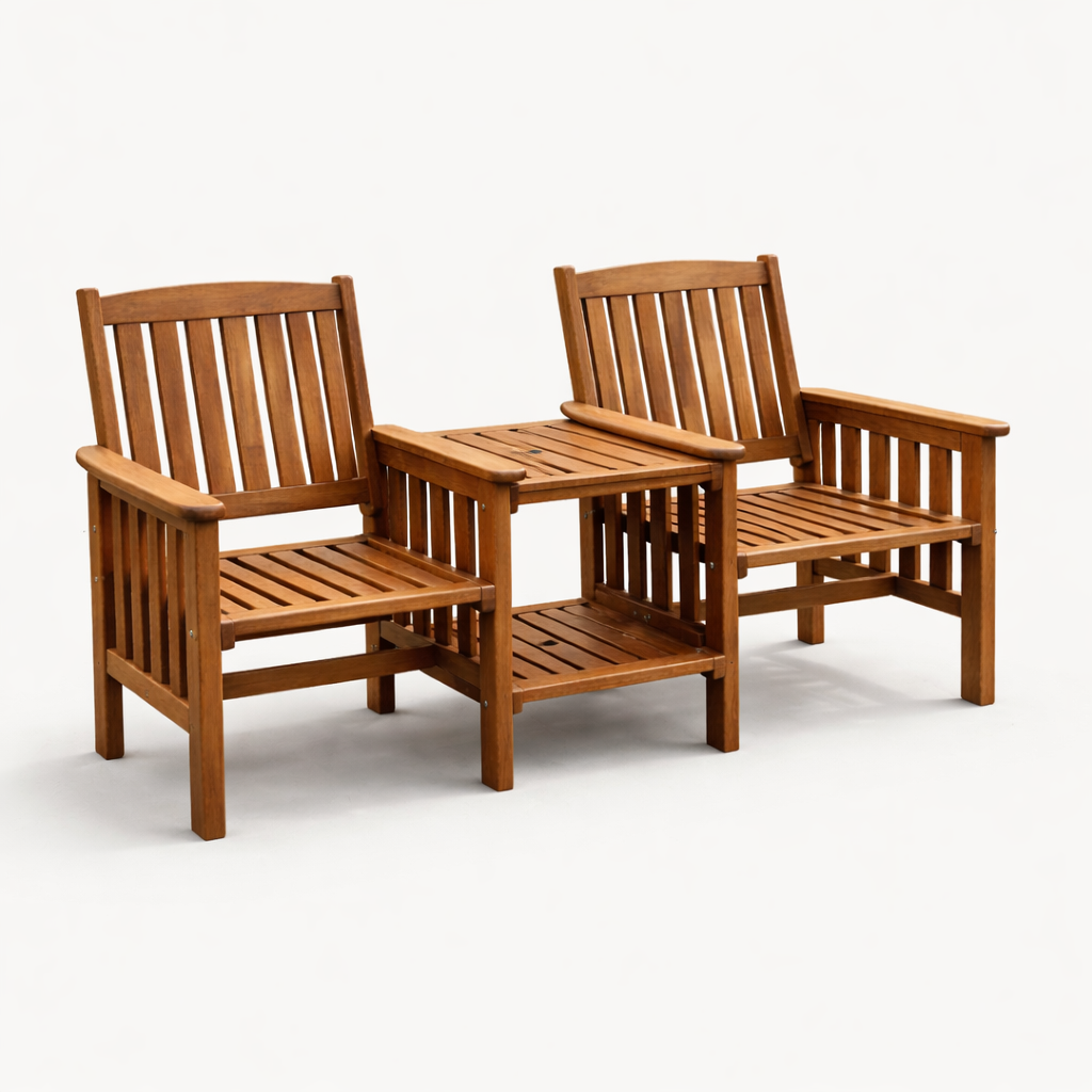 Natural Hardwood Garden Companion Set