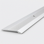 Aluminium Vinyl Edge Floor Transition Strip, 28mm x 6mm x 89.5cm DIY Low Profile Floor Trim for Finishing and Edge Protection