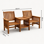 Natural Hardwood Garden Companion Set