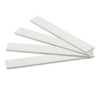4 x 25mm White PVC Flat Bar x 1 Metre