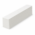 10 x 38mm White PVC Flat Bar x 1 Metre