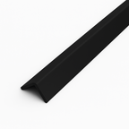 20 Pack Black 1 Metre UPVC Plastic Rigid Angle 50 x 50mm Corner Cover Trim 90 Degree