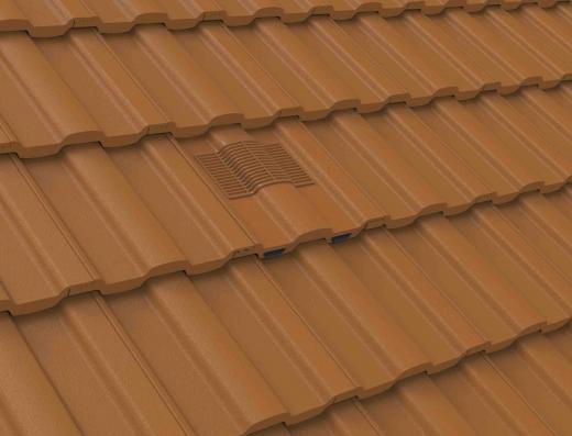 Manthorpe Terracotta Double Pantile Tile Vent