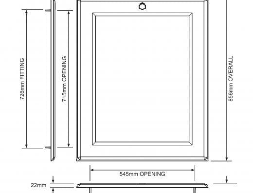Insulated Loft Trap Door Access Hatch & Frame