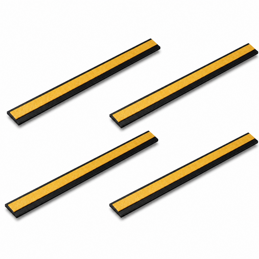 4 x 75mm Black Self-Adhesive Trim Strip x 1 Metre