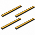 4 x 75mm Black Self-Adhesive Trim Strip x 1 Metre