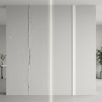 1 x 19mm White PVC Flat Bar x 1 Metre