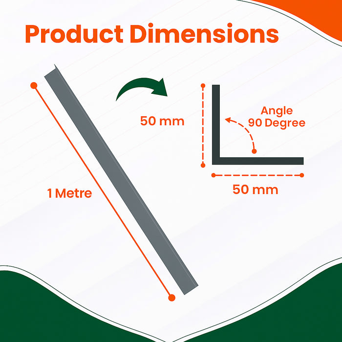 10 Pack Grey 1 Metre UPVC Plastic Rigid Angle 50 x 50mm Corner Cover Trim 90 Degree