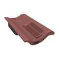 Manthorpe Antique Red Single Pantile Tile Vent with Adaptor Kit for Concrete Tile Roofs
