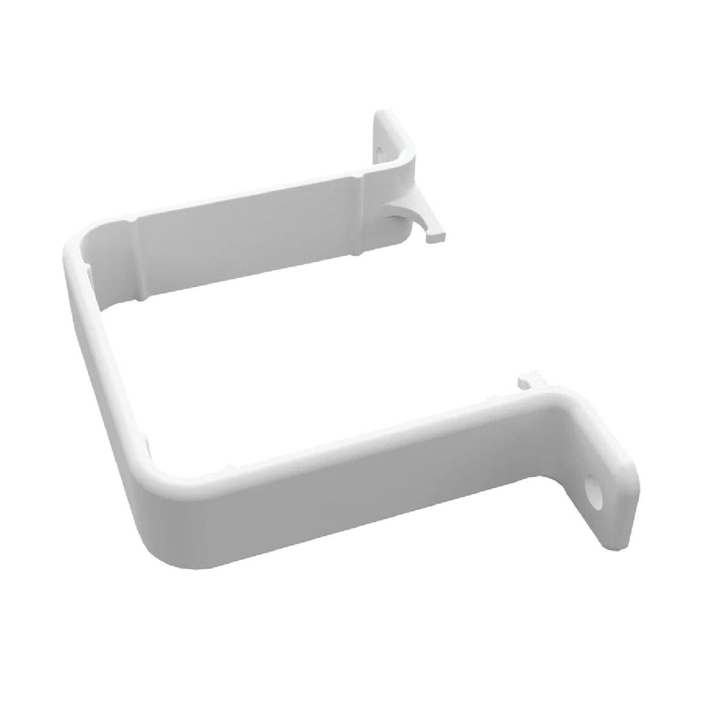 Freeflow 65mm White Square Flush Downpipe Bracket