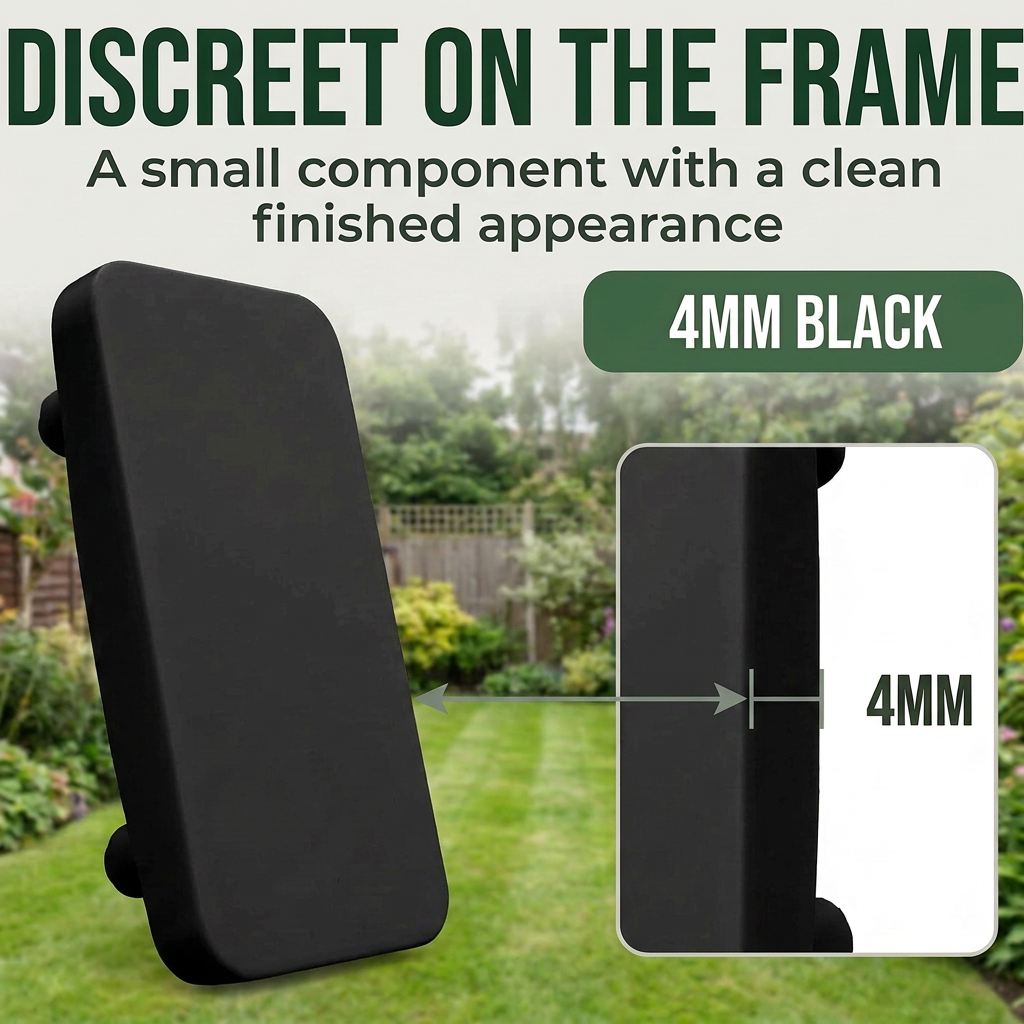 10 x 4mm Black Striker Plates