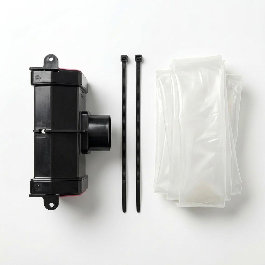 10m Squareline Gutter Running Outlet Kit