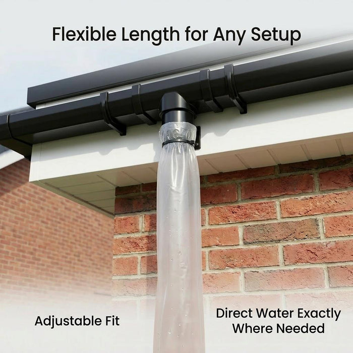 20m Squareline Gutter Running Outlet Kit