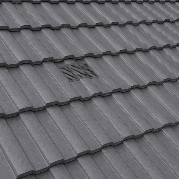Timloc Brown Castellated Roof Tile Vent with Adapter