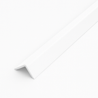 White 1 Metre UPVC Angle 50 x 50mm Corner Trim