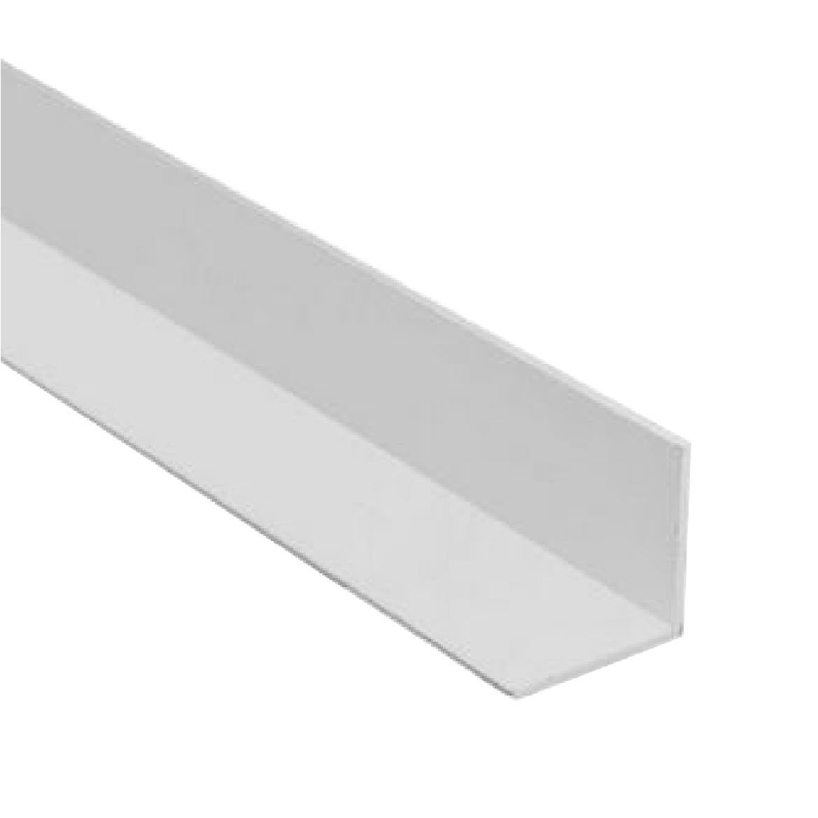1 x White Rigid Angle 40mm x 40mm x 1 Metre  (0651)