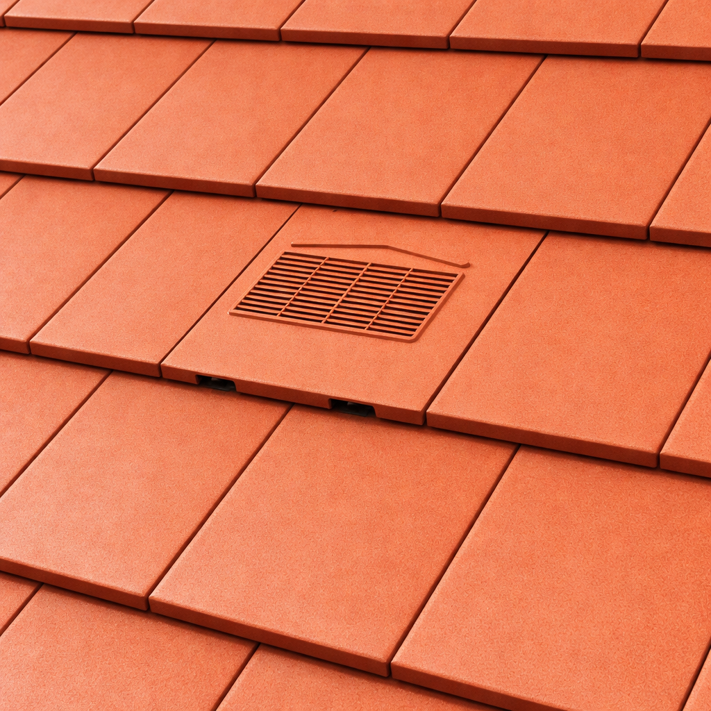 Timloc Grey Non Profile Roof Tile Vent with Adapter