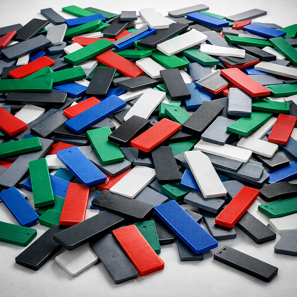 300 x Plastic Window & Glazing Spacer Packers 1mm - 6mm