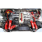 Nissan Skyline R33  GTS T  RB25 DET  Engine Bay Red Silicone Hose Dress Up Kit   (0504) ^^