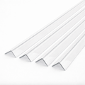 4 x 40x40mm Clear Angles x 1 meter