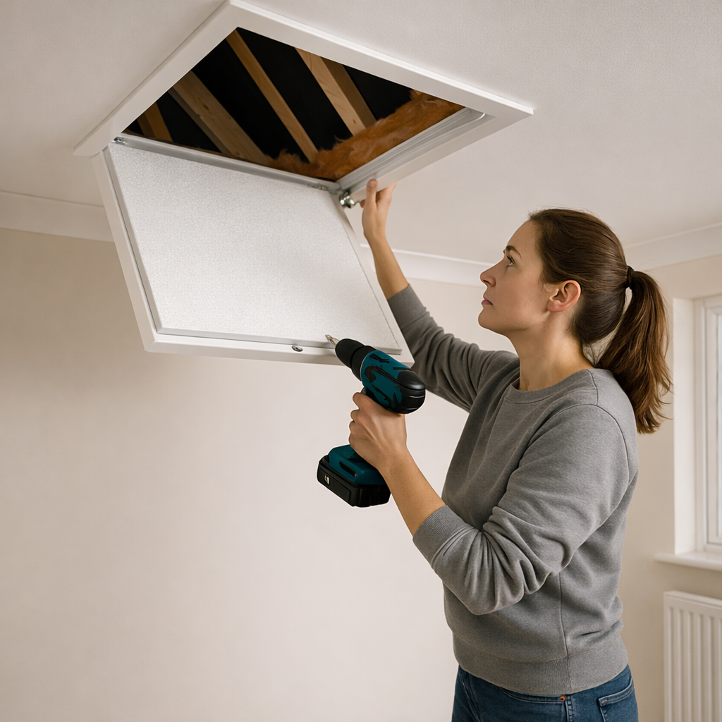Insulated Loft Trap Door Access Hatch & Frame