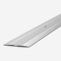 Aluminium Flooring Cover Edge, Silver Transition Strip Trim, 60mm x 89.5cm Doorway Profile for Surface Protection