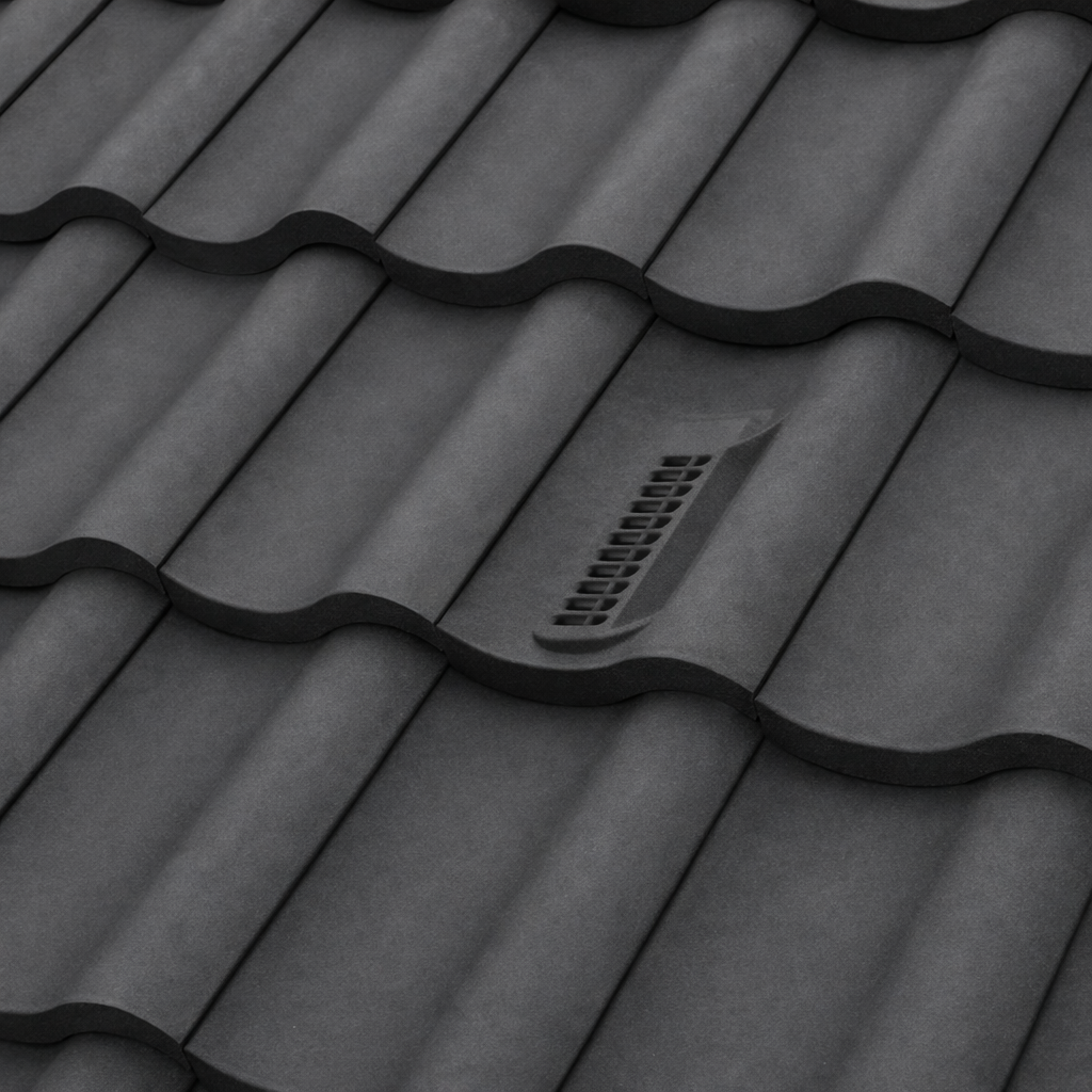 Timloc Brown Single Pantile Roof Tile Vent with Adapter