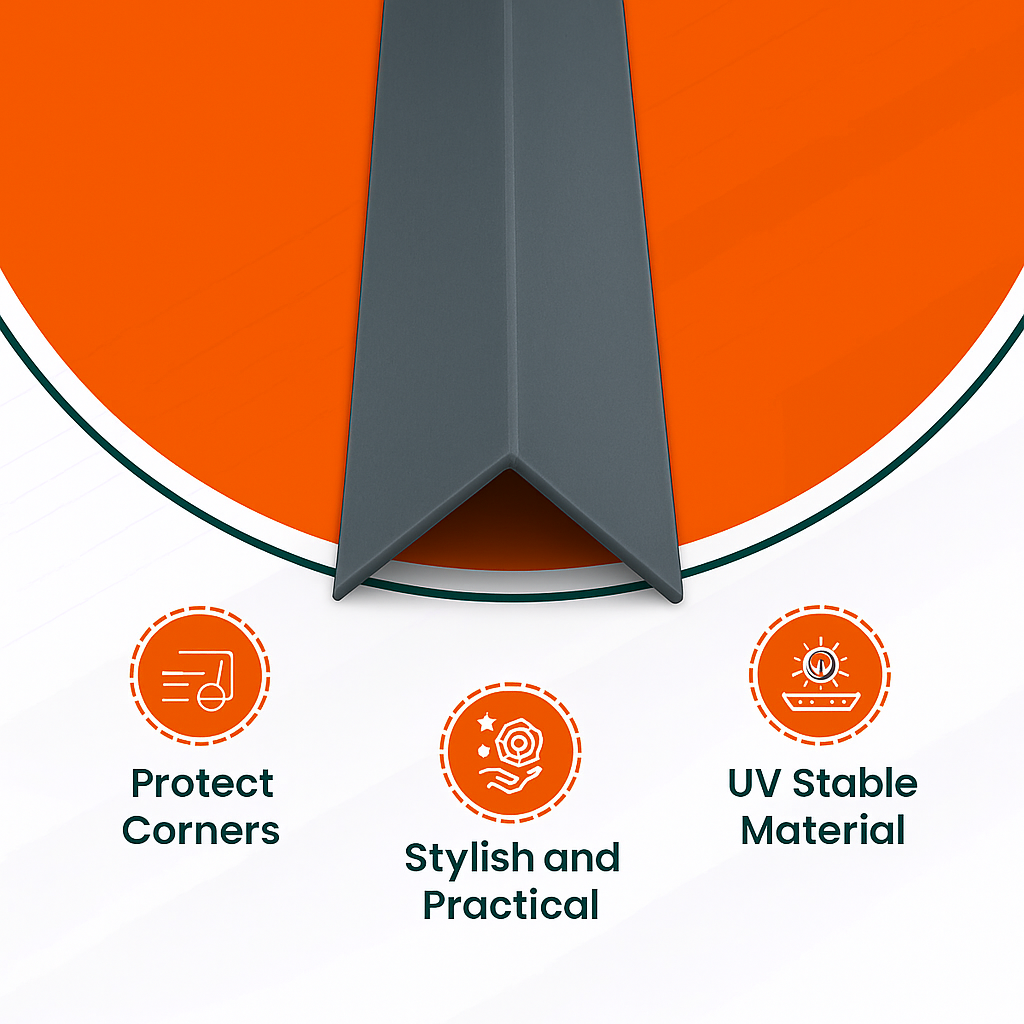 50x50 Anthracite Grey angles