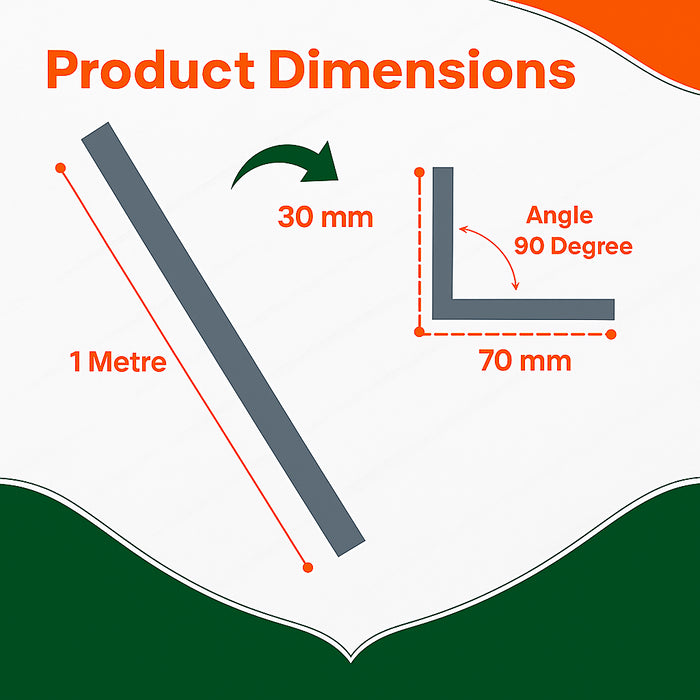 Anthracite Grey Unequal Angle 70mm x 30mm