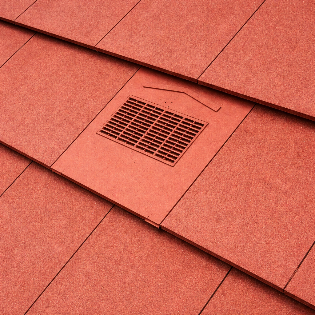 Timloc Terracotta Flat Edge Roof Tile Vent