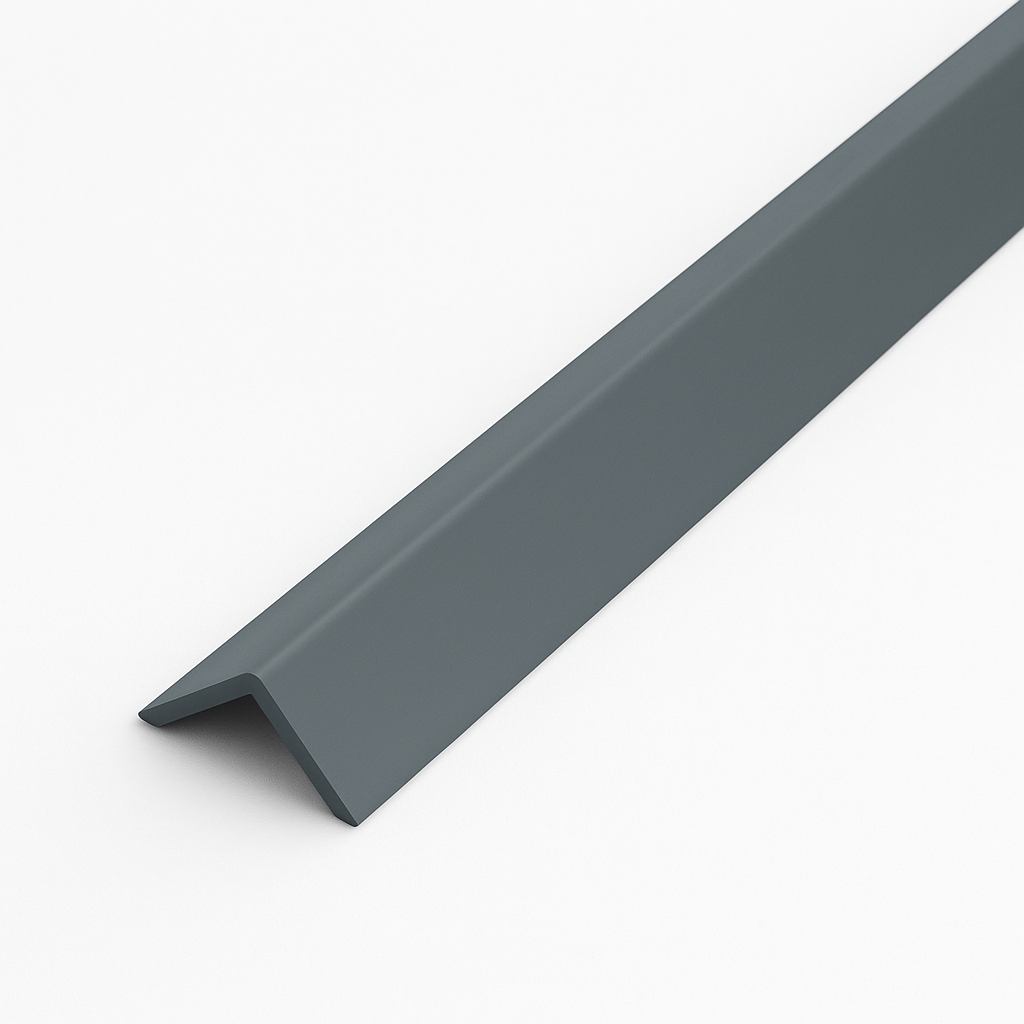 1 x Anthracite Grey Rigid Angle 25mm x 25mm x 1  Metre  ^