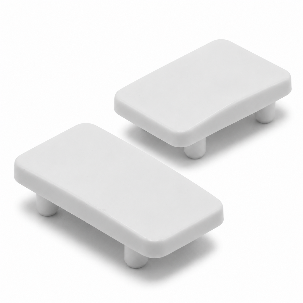 2 x 5mm White Striker Plates